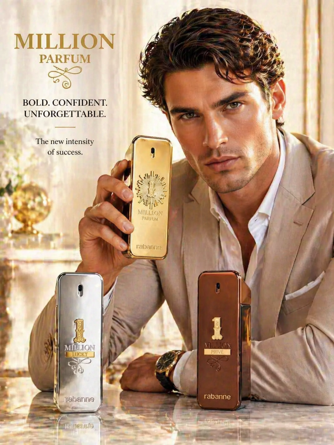 Perfume Fragrance Levels - Rabanne 1 Million Parfum 100ml Mens