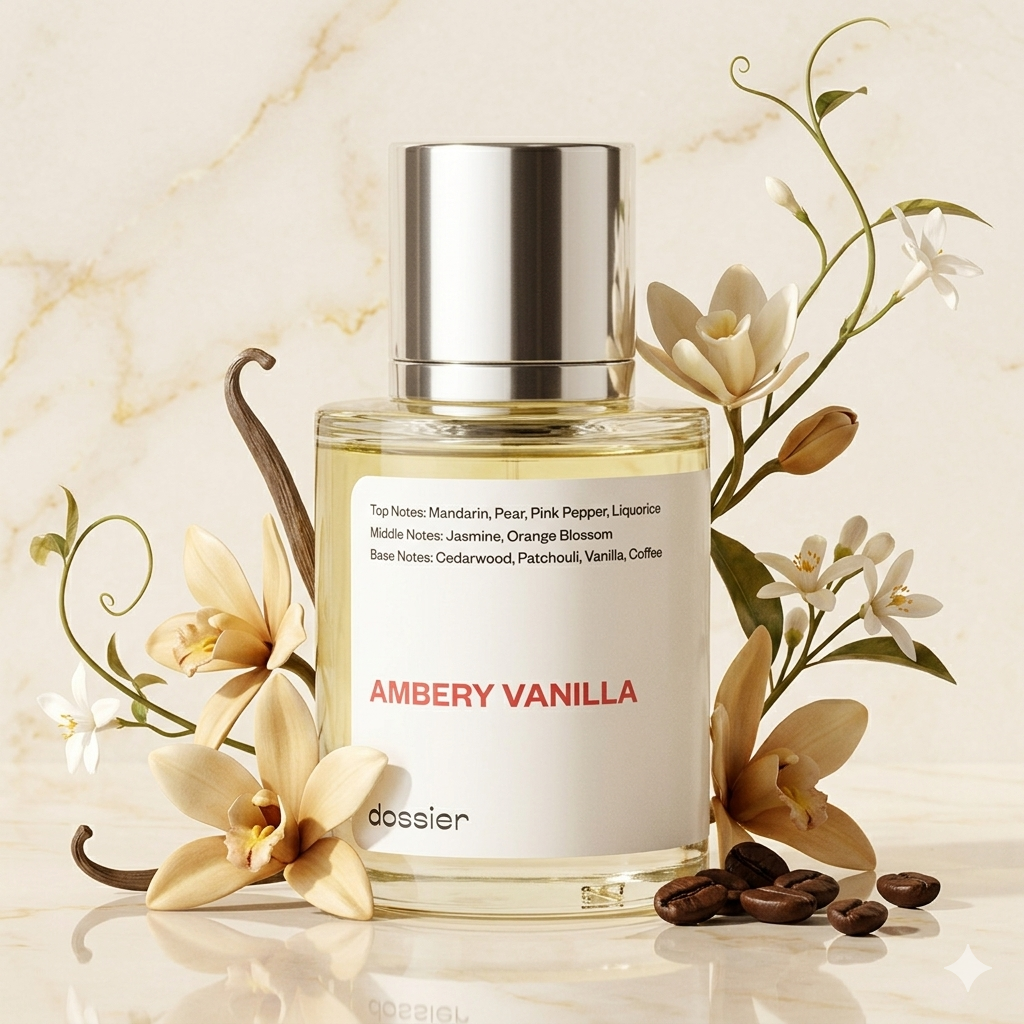 Fragrance Oil Perfume Grade - Dossier Ambery Vanilla Eau de Parfum