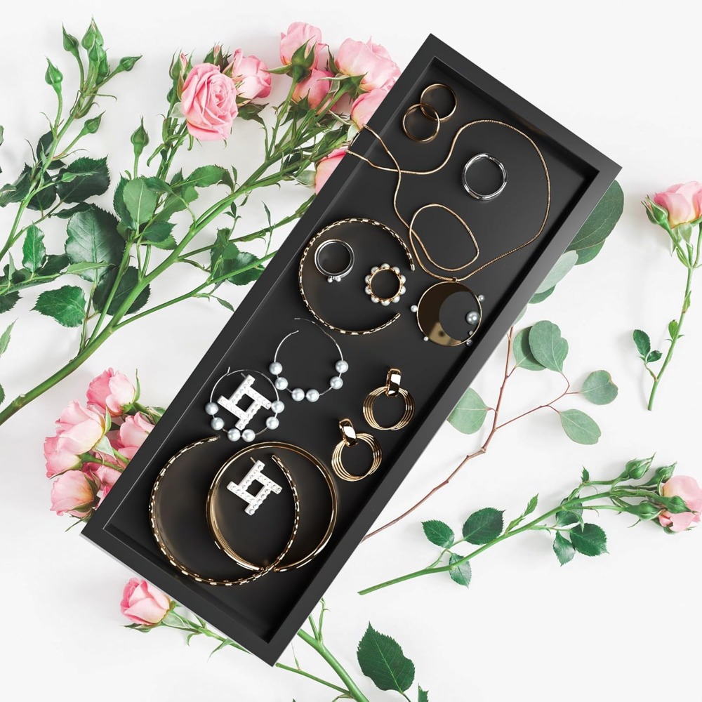 Perfume X - Bathroom Tray Black Decorative Tray for