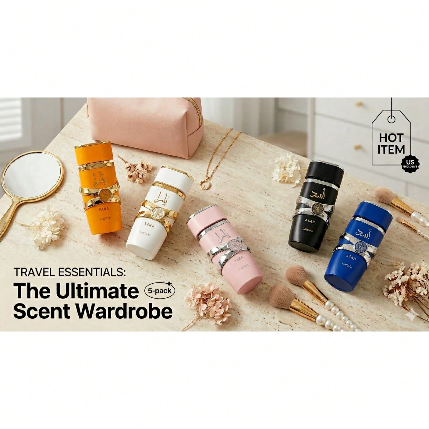 Perfume Set 5pcs Asad Yara 30m – Yara Perfume Fragrance Bewertung und Preis