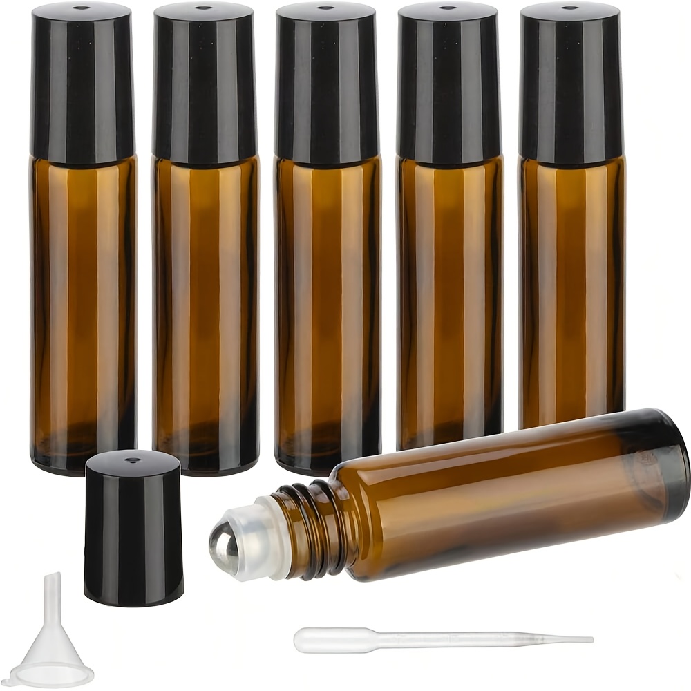 5/10PCS 5/10ml Amber Glass Emp – Attar Oil Roll On Bewertung und Preis