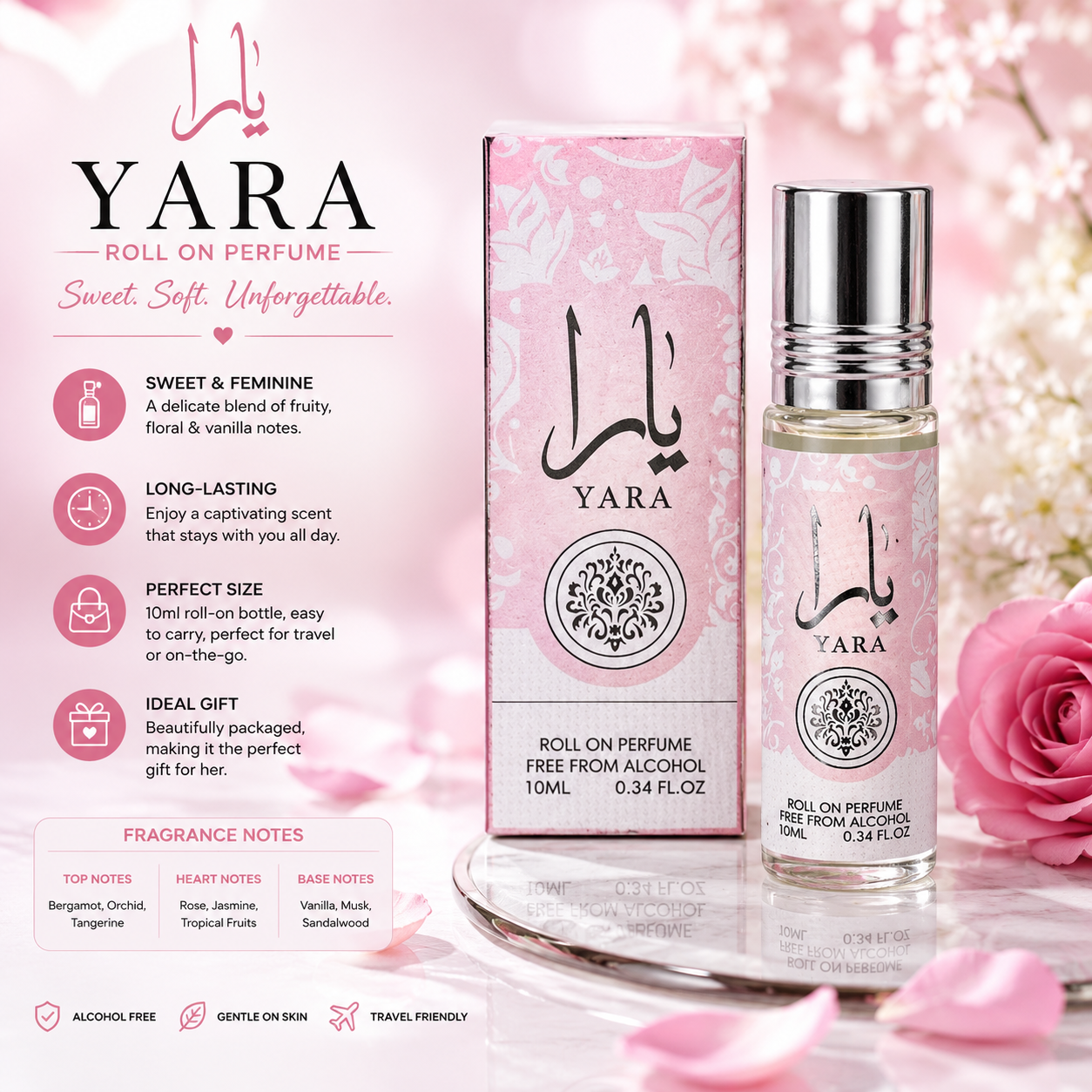 Arabic Yara Roll On Perfume 10 – Yara Perfume Fragrance Bewertung und Preis