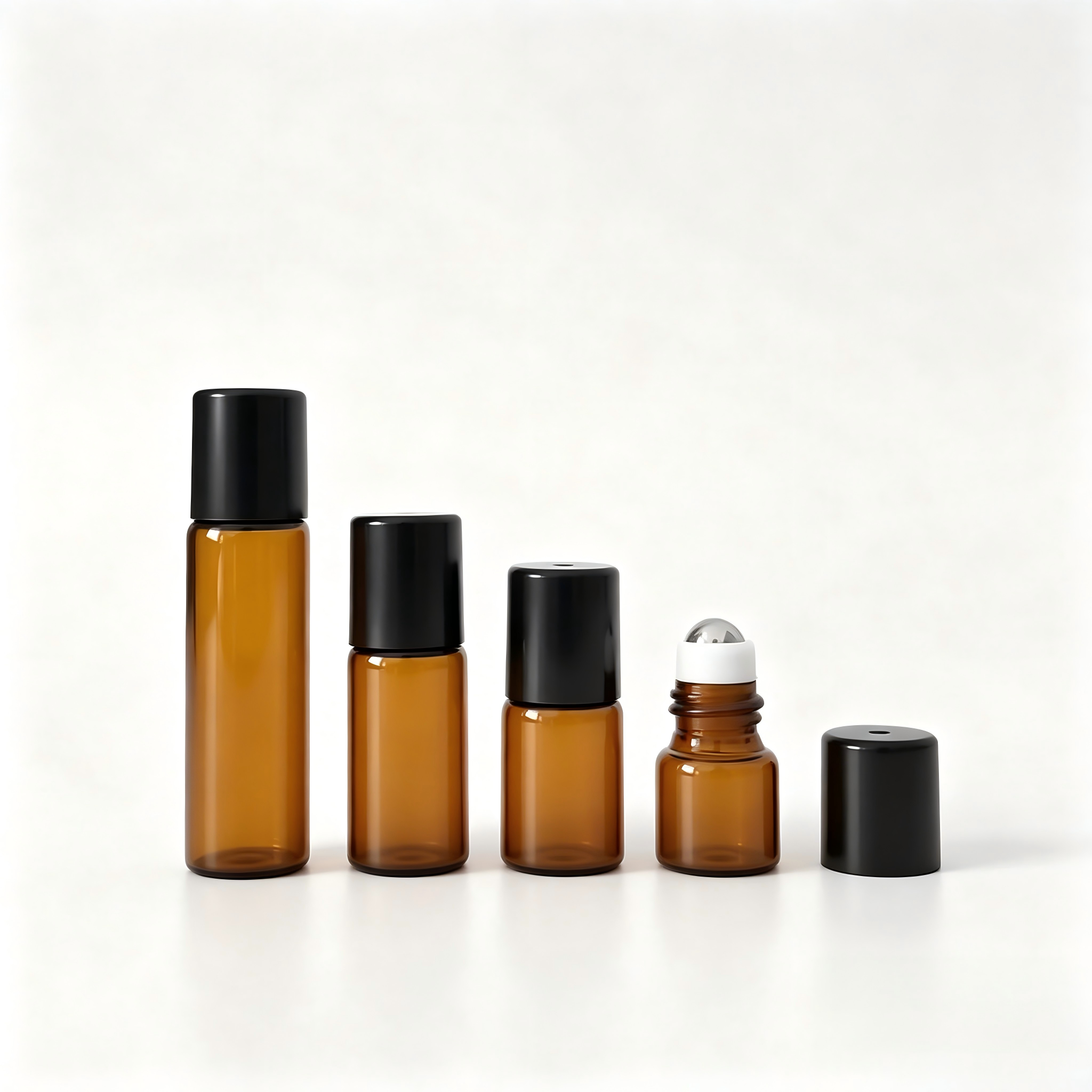 10pcs 1ml 2ml 3ml 5ml Amber Ro – Attar Oil Roll On Bewertung und Preis