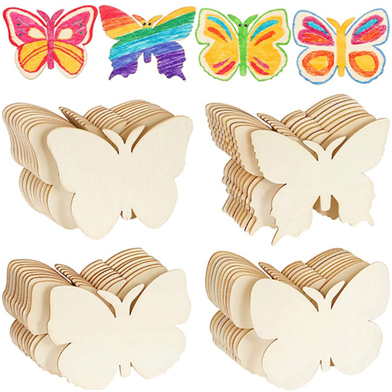 10pcs Wooden Butterfly Blank W – Oud Wood Chip Bewertung und Preis