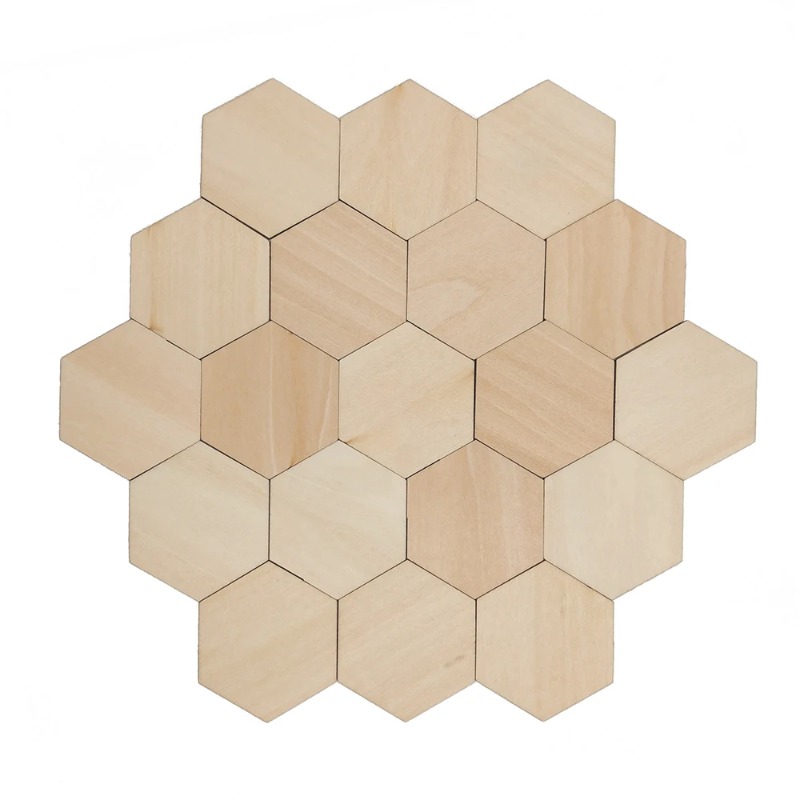 10-120mm Wooden Hexagon Blank  – Oud Wood Chip Bewertung und Preis
