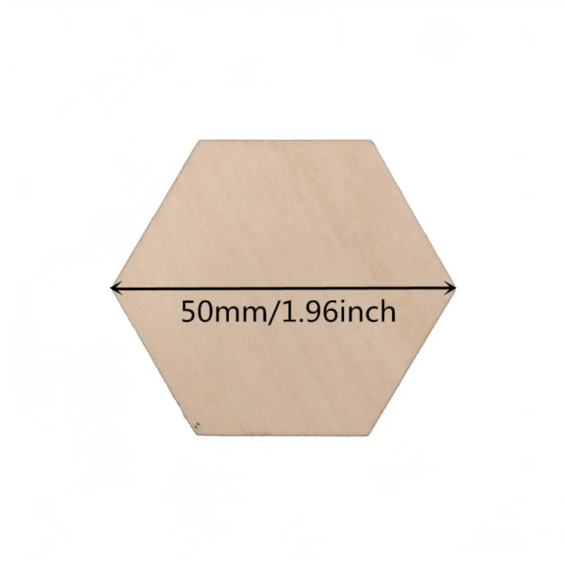 10-120mm Wooden Hexagon Blank  – Oud Wood Chip Bewertung und Preis