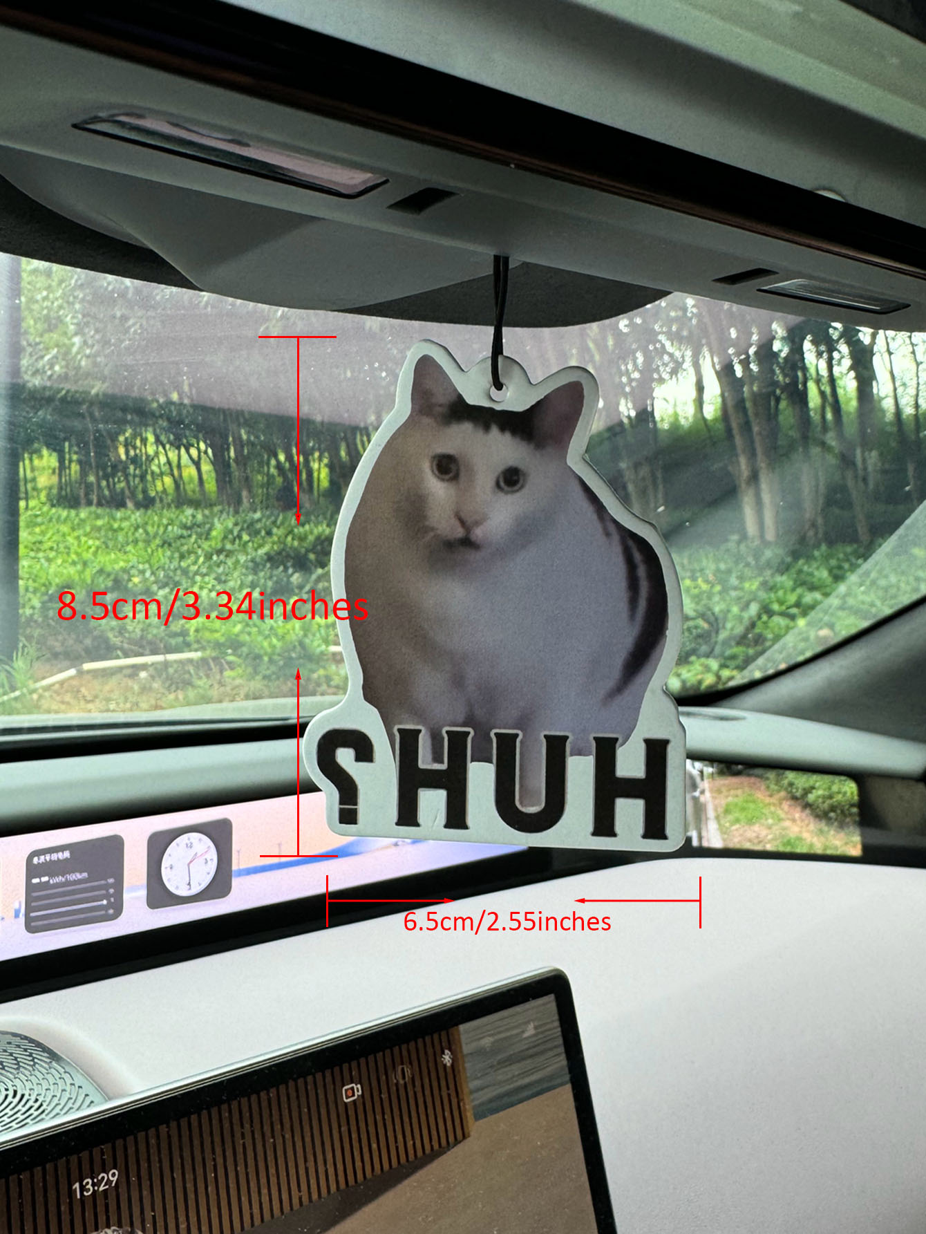 Huh? Cute White Cat Emoji Car  – Perfume Fragrance Emoji Bewertung und Preis