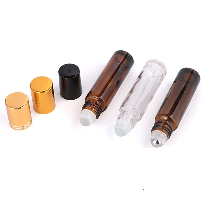 5PCS 10/15ml Amber Glass Empty – Attar Oil Roll On Bewertung und Preis